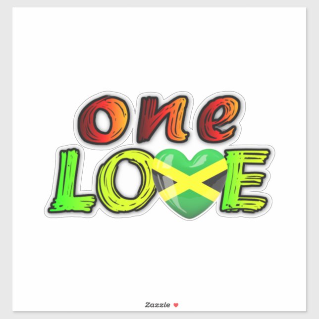 Sticker Un decal d'amour (Feuille)