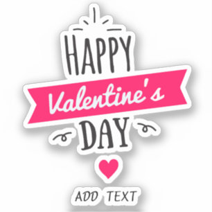 Sticker Un jour d'amour et tous ceux qui aiment l'autocoll