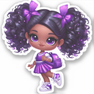 Sticker Un membre de l'équipe de soutien - Violet