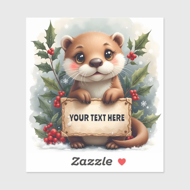 Sticker Un Noël personnalisé et admirable (Feuille)