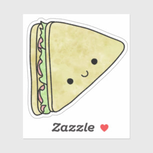 Sticker Un sandwich délicieux et délicieux