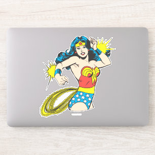 Sticker Une femme se tortille avec des menottes brillantes