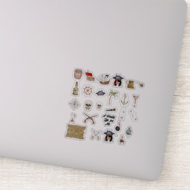 Sticker Une vie de pirates pour moi (Détail)