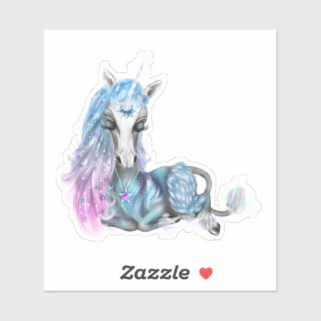 Sticker Unicorn (Feuille)