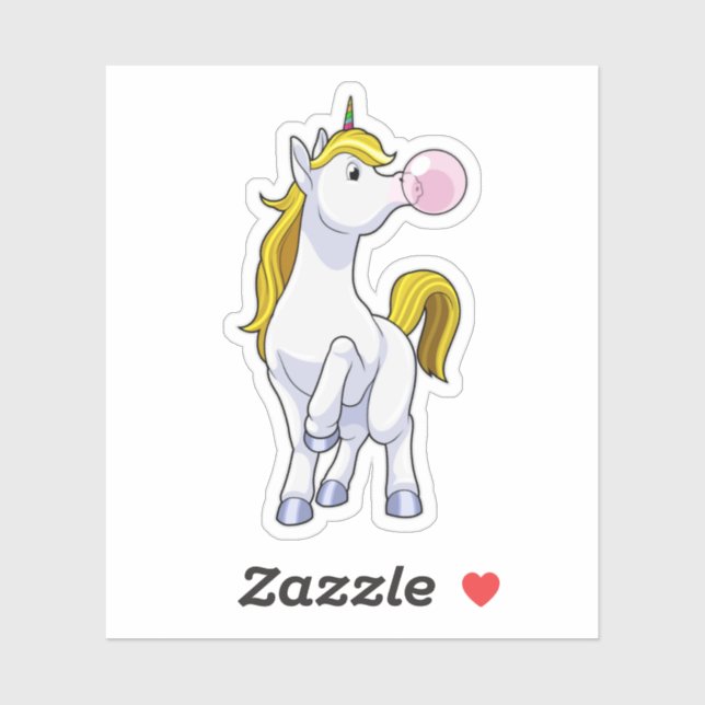 Sticker Unicorn (Feuille)