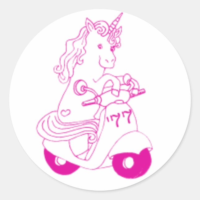 Sticker Unicorn (Devant)