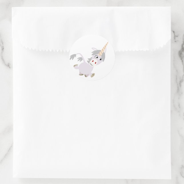 Sticker Unicorn Carton Facétieux (Sac)