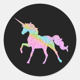 Sticker Unicorn Étincelant