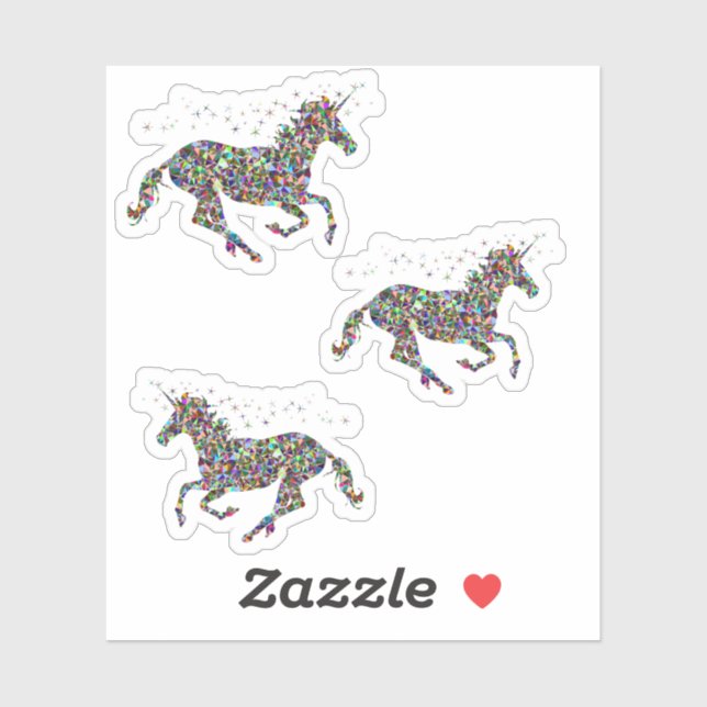 Sticker Unicorne (Feuille)