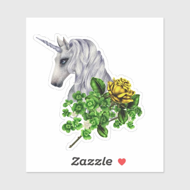 Sticker Unicorne irlandaise (Feuille)