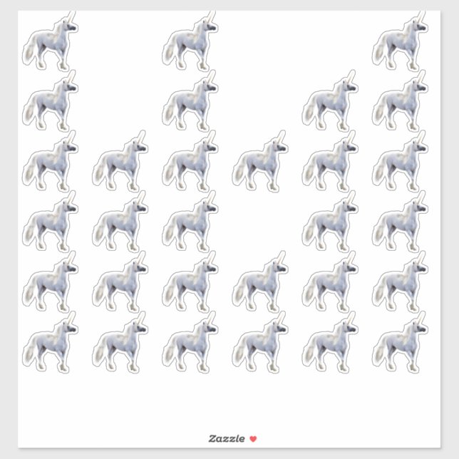 Sticker Unicornes (Feuille)