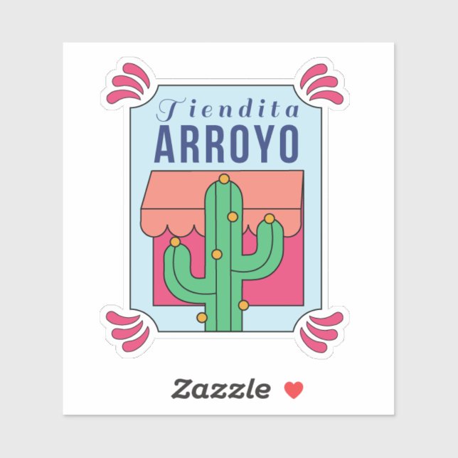 Sticker Upload Custom Logo Personalized Brand (Feuille)