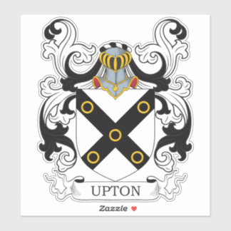 Sticker Upton Family Crest