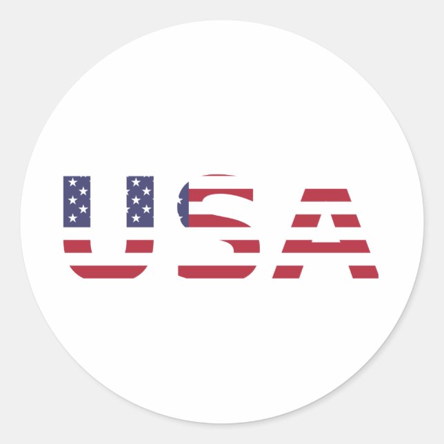 Sticker USA (Vorderseite)