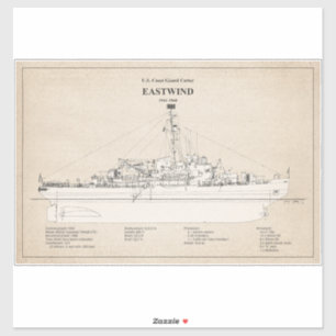 Sticker USCGC Eastwind wagb-279 - SBD