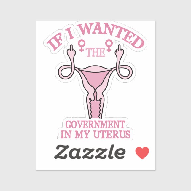 Sticker utérus (Feuille)