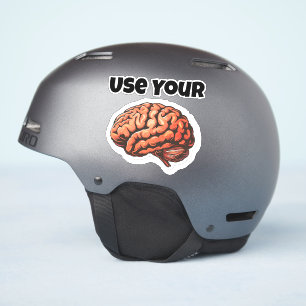 Sticker Utilisez Votre Cerveau,