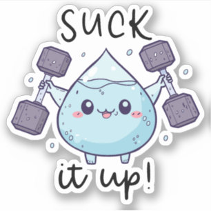Sticker "Va te faire foutre !" Goutte d'eau