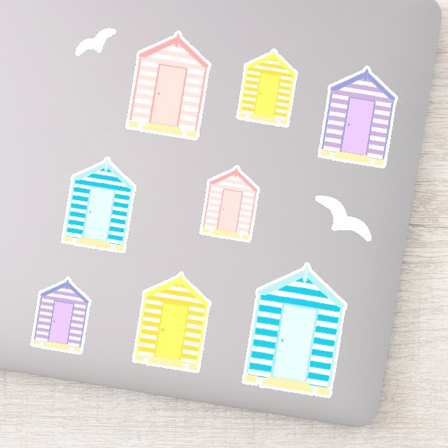 Sticker Vacances d'été sur les plages (Détail)