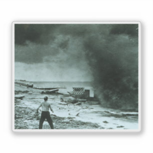 Sticker Vague Ouragan Vintage