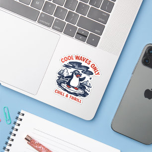 Sticker Vagues Cool Uniquement