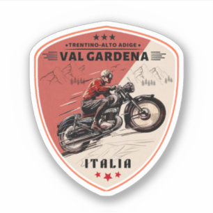 Sticker val gardena circuit moto italien