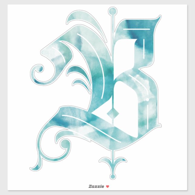 STICKER VALENTINE NOIRE -B- (Feuille)