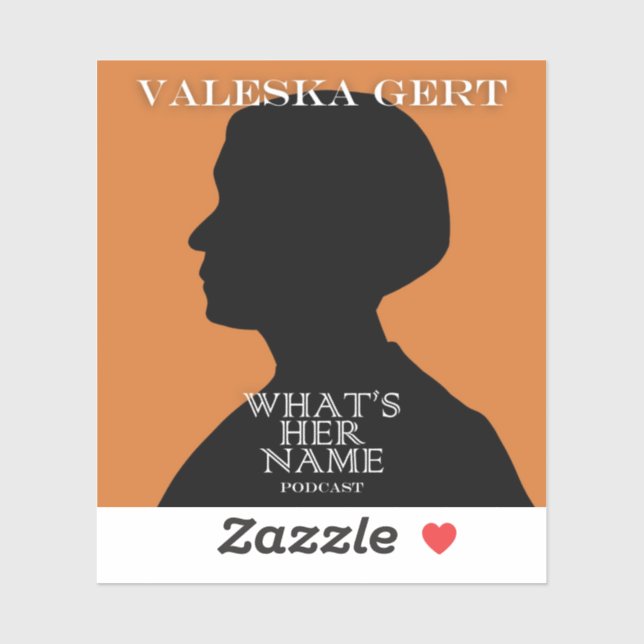Sticker Valeska Gert (Feuille)