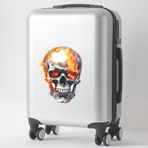 Sticker Valise Skull, Ordinateur portable