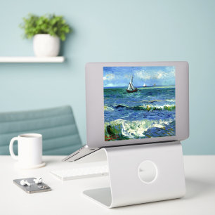 Sticker Van Gogh - Paysage marin
