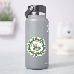 Sticker VAN LIFE APPELLE MON NOM Camping Personnalisé