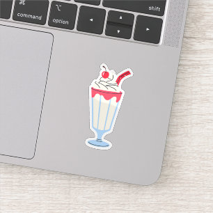 Sticker Vanilla Cherry Milkshake