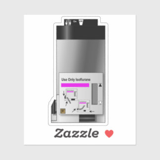 Sticker Vaporisateur d'isoflurane Anesthésie