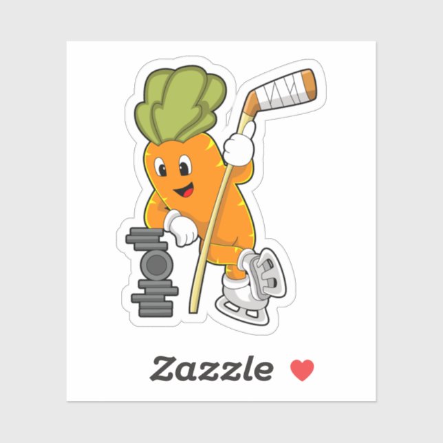 Sticker Vegan Ice Hockey (Feuille)