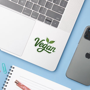 Sticker Vegan vert