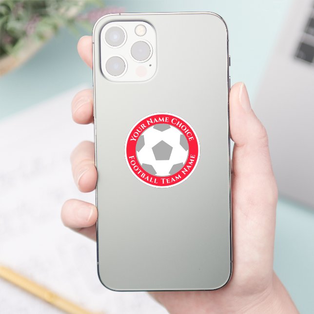 Sticker Ventilateur de football avec Team Name Mobile Phon (Téléphone)