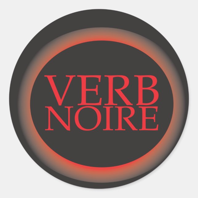 Sticker Verb_Noire (Devant)