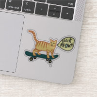 VÉRIFIEZ MEOWT ! Cute Skateboard Tabby Cat