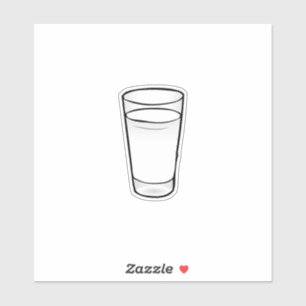 Sticker Verre de lait