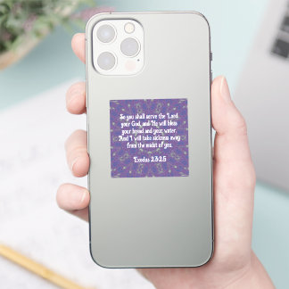 Sticker Versets de la Bible Guérir l'Écriture Citation Exo