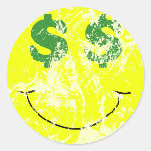 Sticker vert vintage