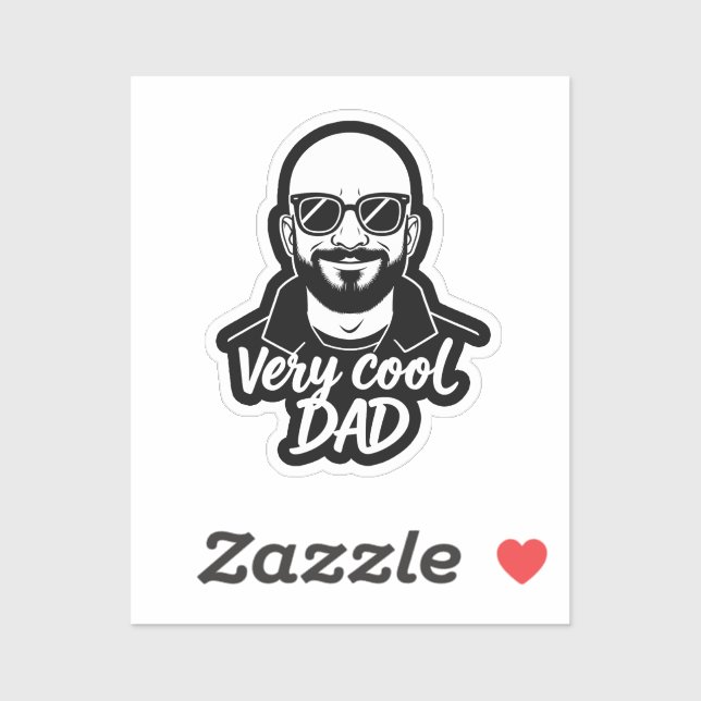 Sticker Very cool dad  (Feuille)