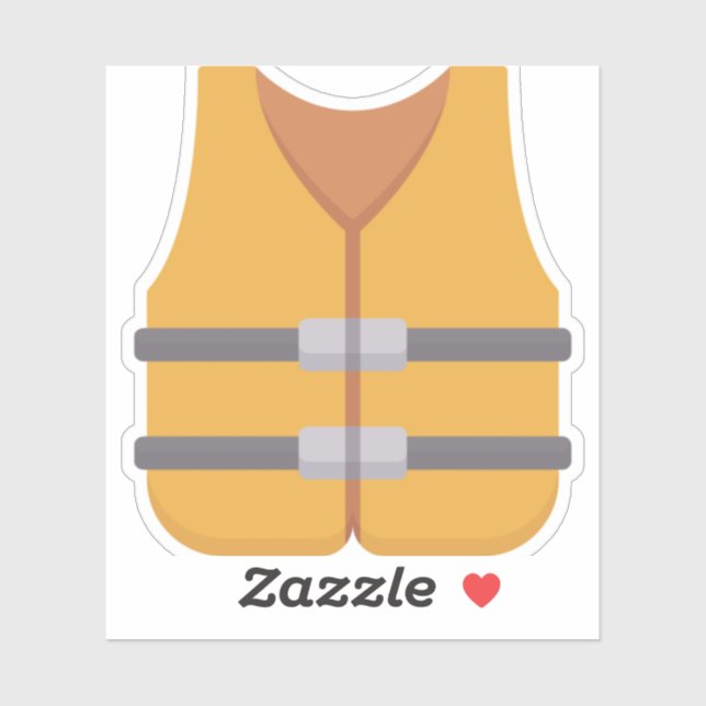Sticker Veste de sauvetage (Feuille)