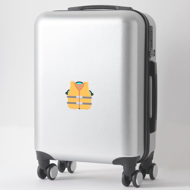 Sticker Veste de sauvetage (Sur valise)