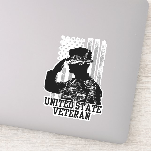 Sticker Vétérinaire des États-Unis (Détail)