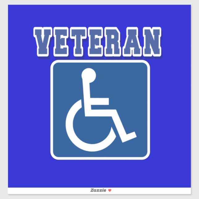 Sticker Vétérinaire handicapé handicapé (Feuille)