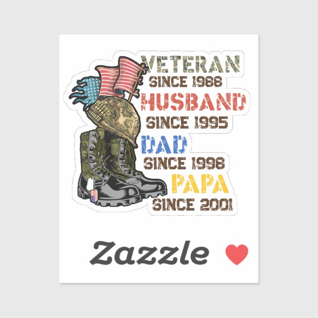 Sticker Vétérinaire Père Mari Papa Grand-père Famille Cade (Feuille)