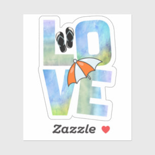 Sticker Vibe Summer Love