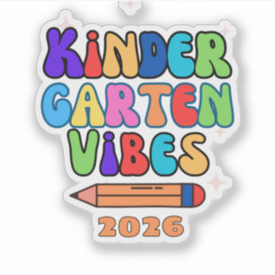 Sticker Vibes de jardin d'enfants