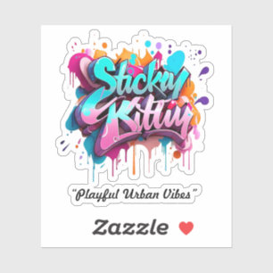 Sticker "Vibes urbaines joueuses"